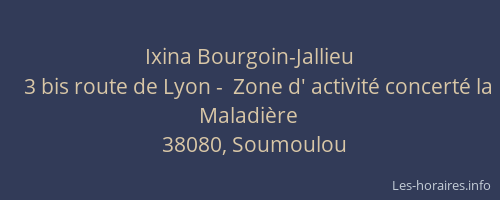 Ixina Bourgoin-Jallieu