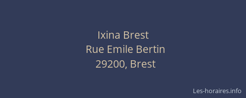 Ixina Brest