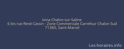 Ixina Chalon-sur-Saône