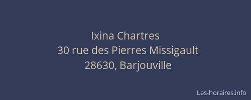 Ixina Chartres