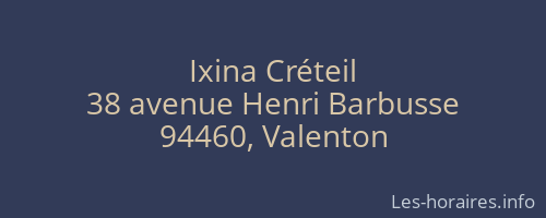 Ixina Créteil
