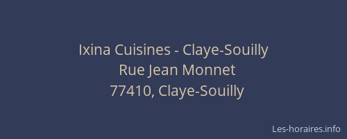 Ixina Cuisines - Claye-Souilly