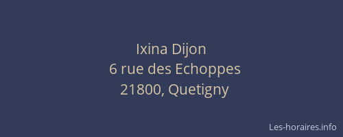 Ixina Dijon