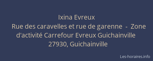 Ixina Evreux
