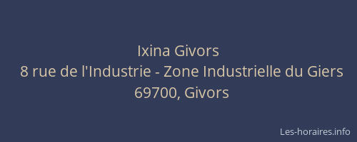 Ixina Givors