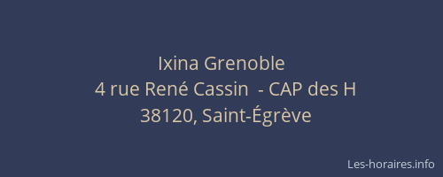 Ixina Grenoble
