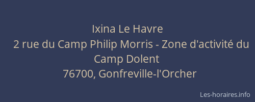 Ixina Le Havre