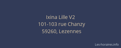 Ixina Lille V2