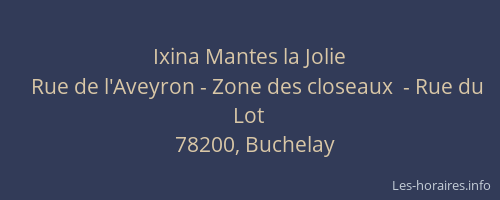 Ixina Mantes la Jolie