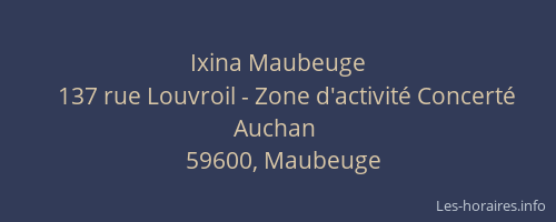 Ixina Maubeuge