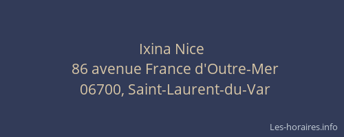 Ixina Nice