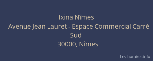 Ixina Nîmes