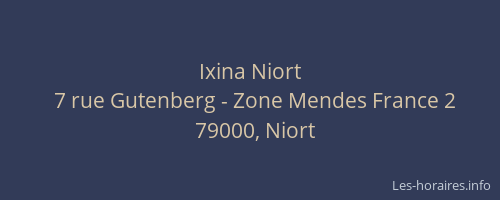 Ixina Niort