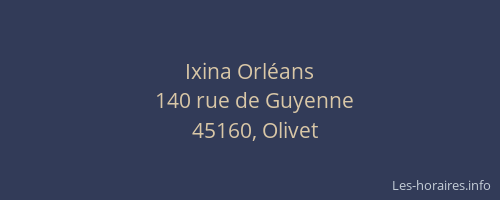 Ixina Orléans