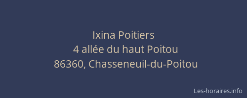 Ixina Poitiers