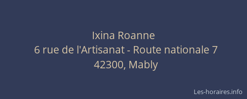Ixina Roanne