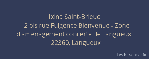 Ixina Saint-Brieuc