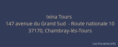 Ixina Tours