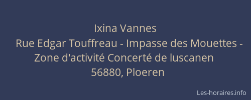 Ixina Vannes