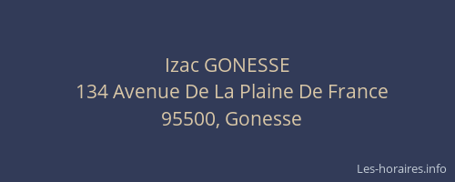 Izac GONESSE