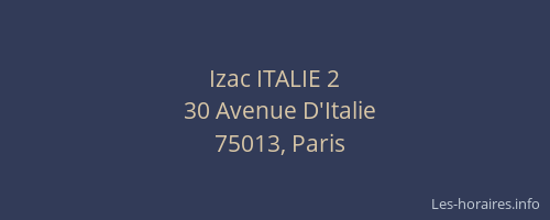 Izac ITALIE 2