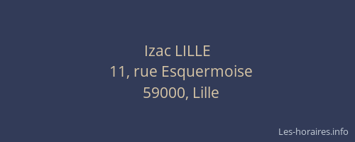 Izac LILLE