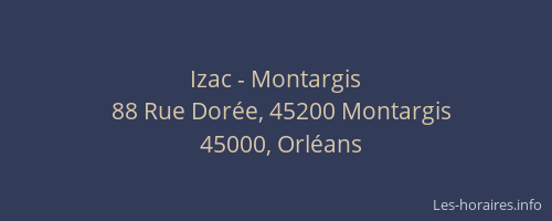Izac - Montargis