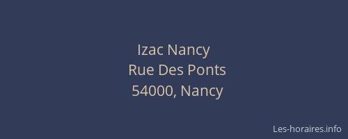 Izac Nancy