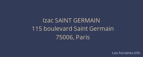 Izac SAINT GERMAIN