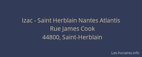 Izac - Saint Herblain Nantes Atlantis