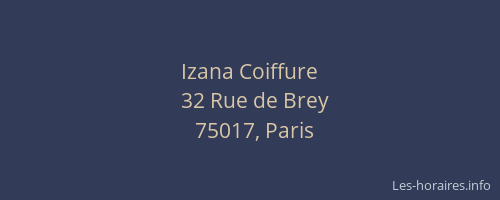 Izana Coiffure