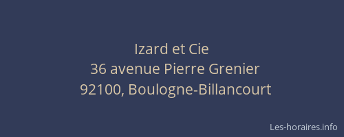 Izard et Cie