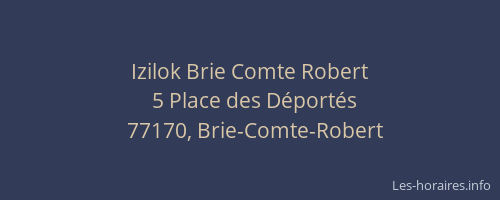 Izilok Brie Comte Robert