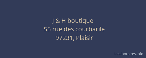 J & H boutique