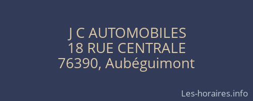 J C AUTOMOBILES