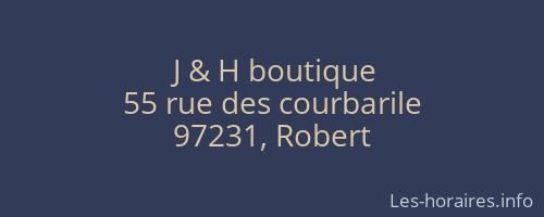 J & H boutique