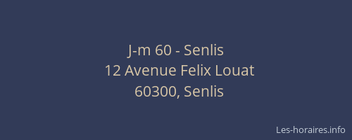 J-m 60 - Senlis