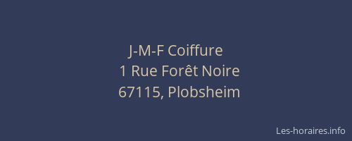 J-M-F Coiffure