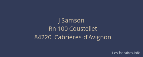 J Samson