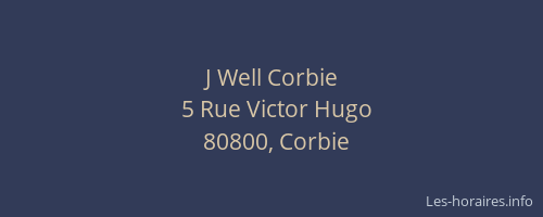 J Well Corbie
