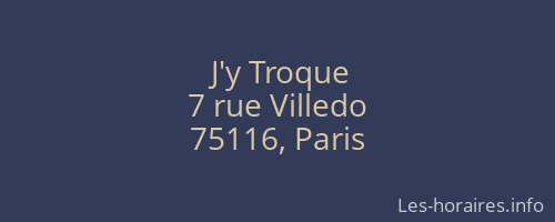 J'y Troque