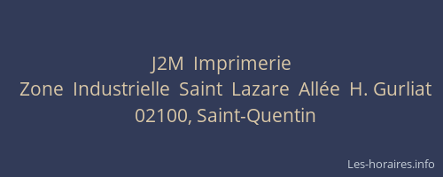 J2M  Imprimerie