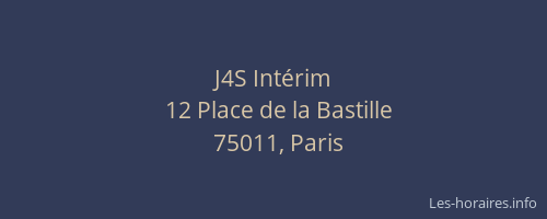 J4S Intérim
