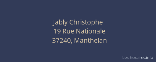 Jably Christophe