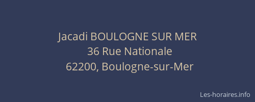 Jacadi BOULOGNE SUR MER
