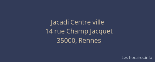Jacadi Centre ville