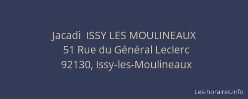 Jacadi  ISSY LES MOULINEAUX
