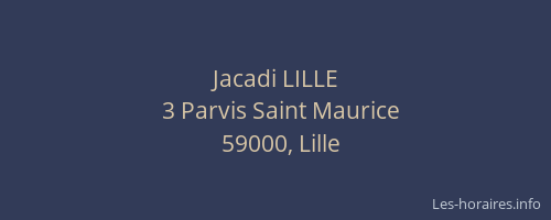 Jacadi LILLE