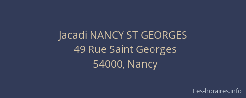 Jacadi NANCY ST GEORGES