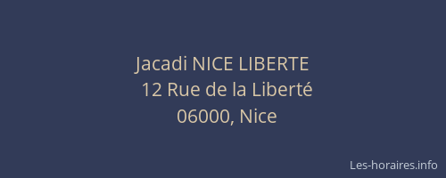Jacadi NICE LIBERTE